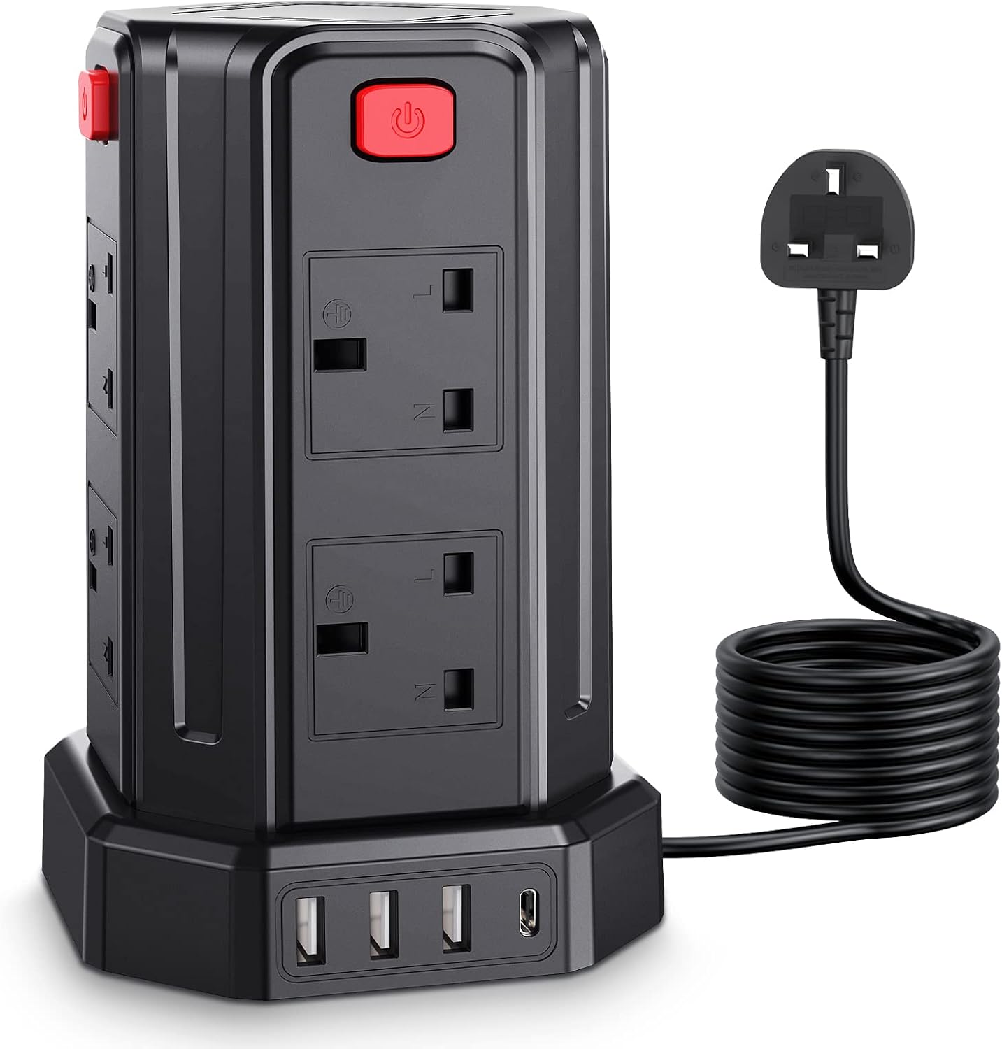 Tower Extension Lead Surge Protector
