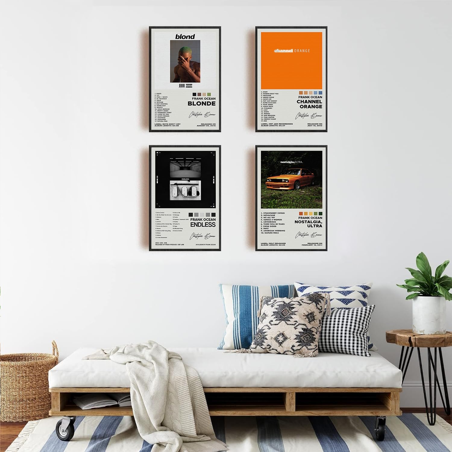Frank Ocean Album Cover Poster Set (4-Piece)