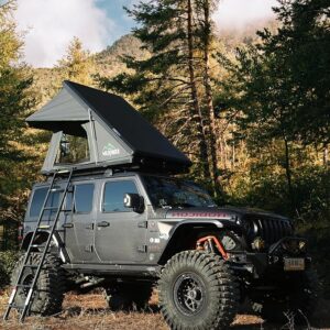 1. WildFinder Hard Shell Roof Top Tent for Cars