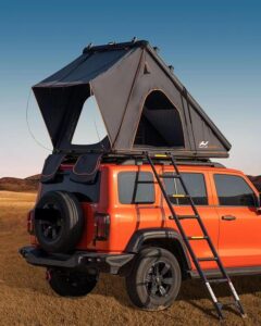 2. BAMA-TENT Hard Shell Roof Top Tent for Cars