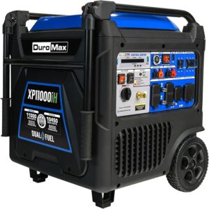 3. DuroMax XP11000iH Dual Fuel Portable Inverter Generator