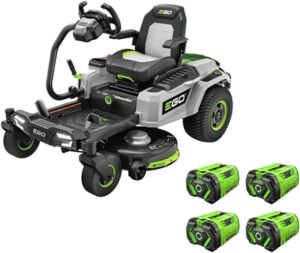 3. EGO Power 42'' 56V Electric Zero Turn Riding Lawn Mower