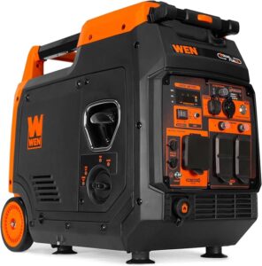 3. WEN 4800 Watt Dual Fuel Portable Inverter Generator