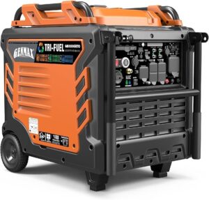 4. GENMAX 10500W Tri Fuel Portable Generator