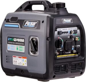 4. Pulsar 4000W Portable Dual Fuel Generator