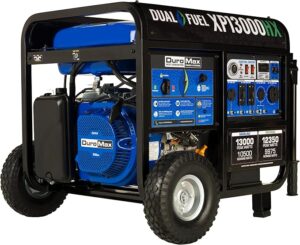 1. DuroMax 13000 Watt Dual Fuel Portable Generator