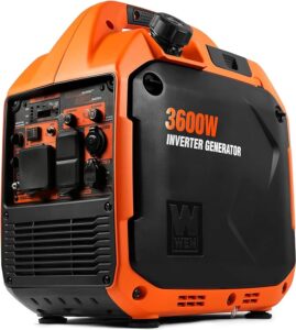 1. WEN 3600 Watt Portable Inverter Generator