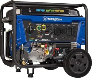 1. Westinghouse 14500 Watt Natural Gas Portable Generator