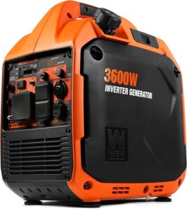 2. WEN 3600 Watt Portable Inverter Generator