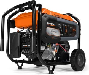 3. Generac 6500 Watt Portable Generator